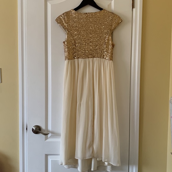 ASOS gold and tulle maternity dress - Picture 6 of 6